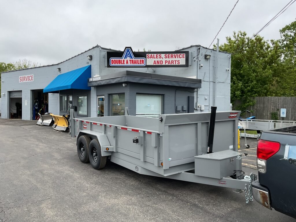 2025 FORCE 14K 7′ X 16′ WITH TELESCOPIC CYLINDER DUMP TRAILER