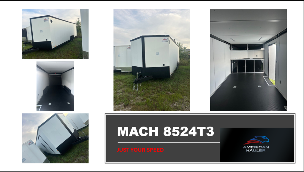 2026 American Hauler MACH 8.5 X 24 10K ENCLOSED CAR HAULER TRAILER